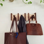 Piano key wooden coat rack – Decorative wall hook for any entryway