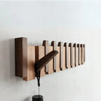 Piano key wooden coat rack – Decorative wall hook for any entryway