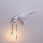 Raben-Tischlampe – Künstlerisches Design mit warmem Licht