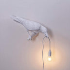 Raben-Tischlampe – Künstlerisches Design mit warmem Licht