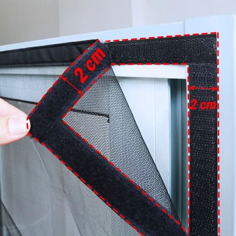 Fly screen fiberglass with Velcro – cut-to-size