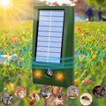 Solar-Tiervertreiber mit Ultraschall & LED-Blitz – Schutz bis 600 m², wetterfest
