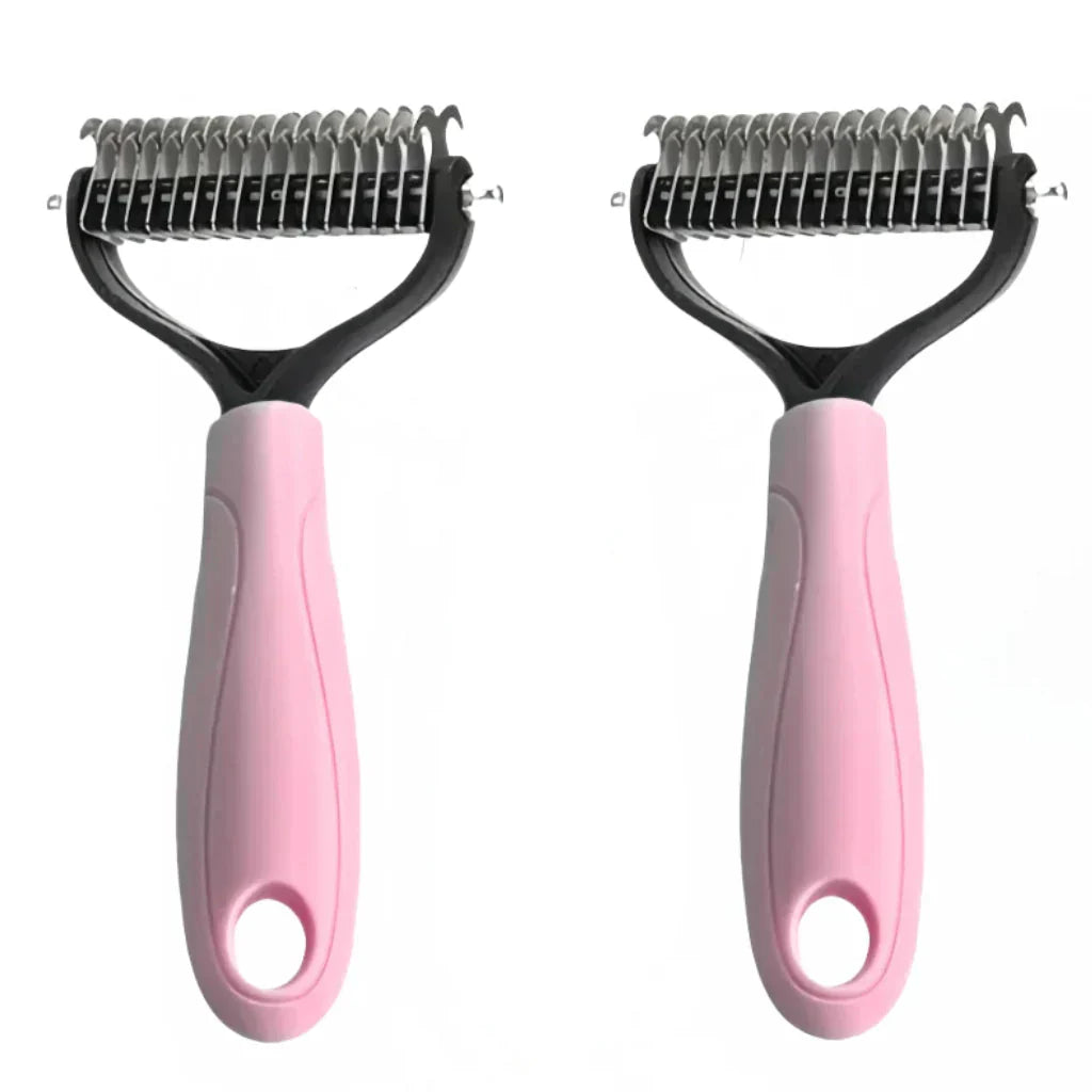 Undercoat brush double-sided for dogs and cats