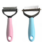 Undercoat brush double-sided for dogs and cats