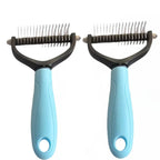 Undercoat brush double-sided for dogs and cats