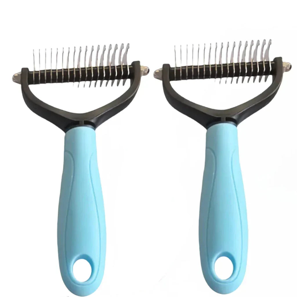 Undercoat brush double-sided for dogs and cats