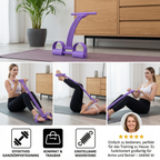 Fitnessband mit Fußstützen für Ganzkörpertraining