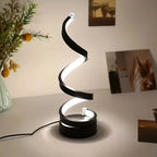 Spiral-LED-Tischlampe – Dimmbar mit Touchsteuerung