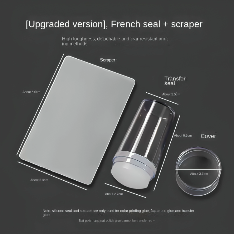 French Manicure Stempel Set – Perfekte French Tips in Sekunden (2er-set)