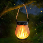 Solar Flame Lantern – LED Flame Effect for Garden, Balcony & Terrace