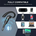 Bluetooth-Headset mit Geräuschunterdrückung und 25h Akkulaufzeit
