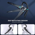 Bluetooth-Headset mit Geräuschunterdrückung und 25h Akkulaufzeit