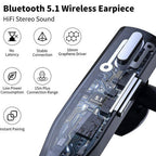 Bluetooth-Headset mit Geräuschunterdrückung und 25h Akkulaufzeit