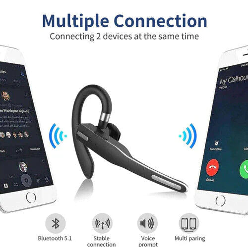 Bluetooth-Headset mit Geräuschunterdrückung und 25h Akkulaufzeit
