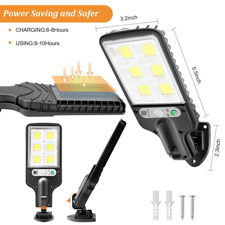 Solar-Straßenlampe LED mit Bewegungsmelder