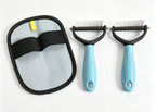 Undercoat brush double-sided for dogs and cats