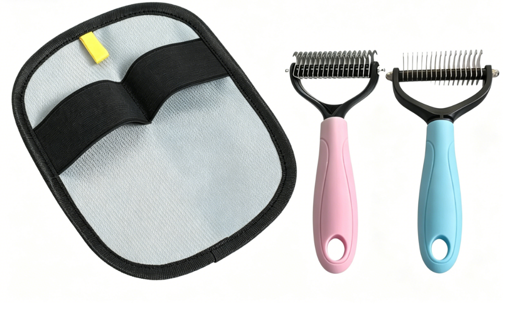 Undercoat brush double-sided for dogs and cats