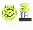 Foldable bicycle bottle holder with theft protection
