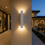 Stilvolle LED-Außenwandleuchte – Architektonisches Up & Down Licht, wetterfest