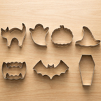 Halloween Ausstechformen 7-teiliges Set aus Edelstahl