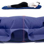 Camping air mattress for 2 with built-in pump and pillows