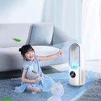 Klingelloser Tower-Ventilator mit Befeuchtung und Touch-Display