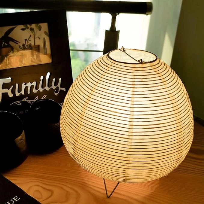 Japanische Reispapierlampe – Warmes, blendfreies Licht