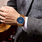 Men's chronograph with waterproof case