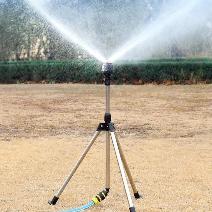 360° Rasensprenger mit Stativ – große Flächen gleichmäßig bewässern