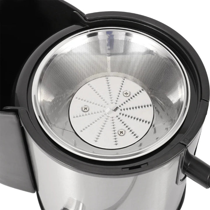 Entsafter Edelstahl mit 8-cm-Einfülltrichter, 800 W
