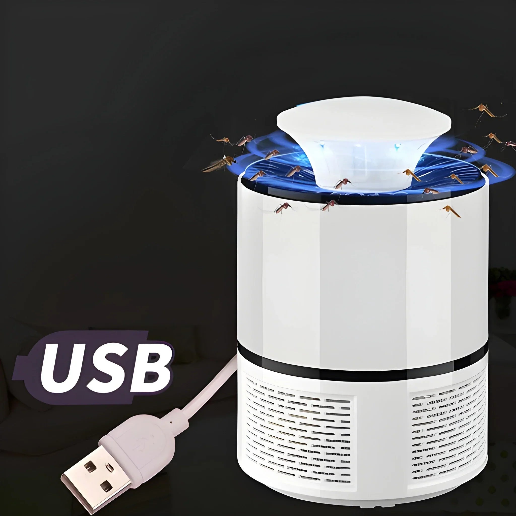UV mosquito trap with quiet fan – chemical-free