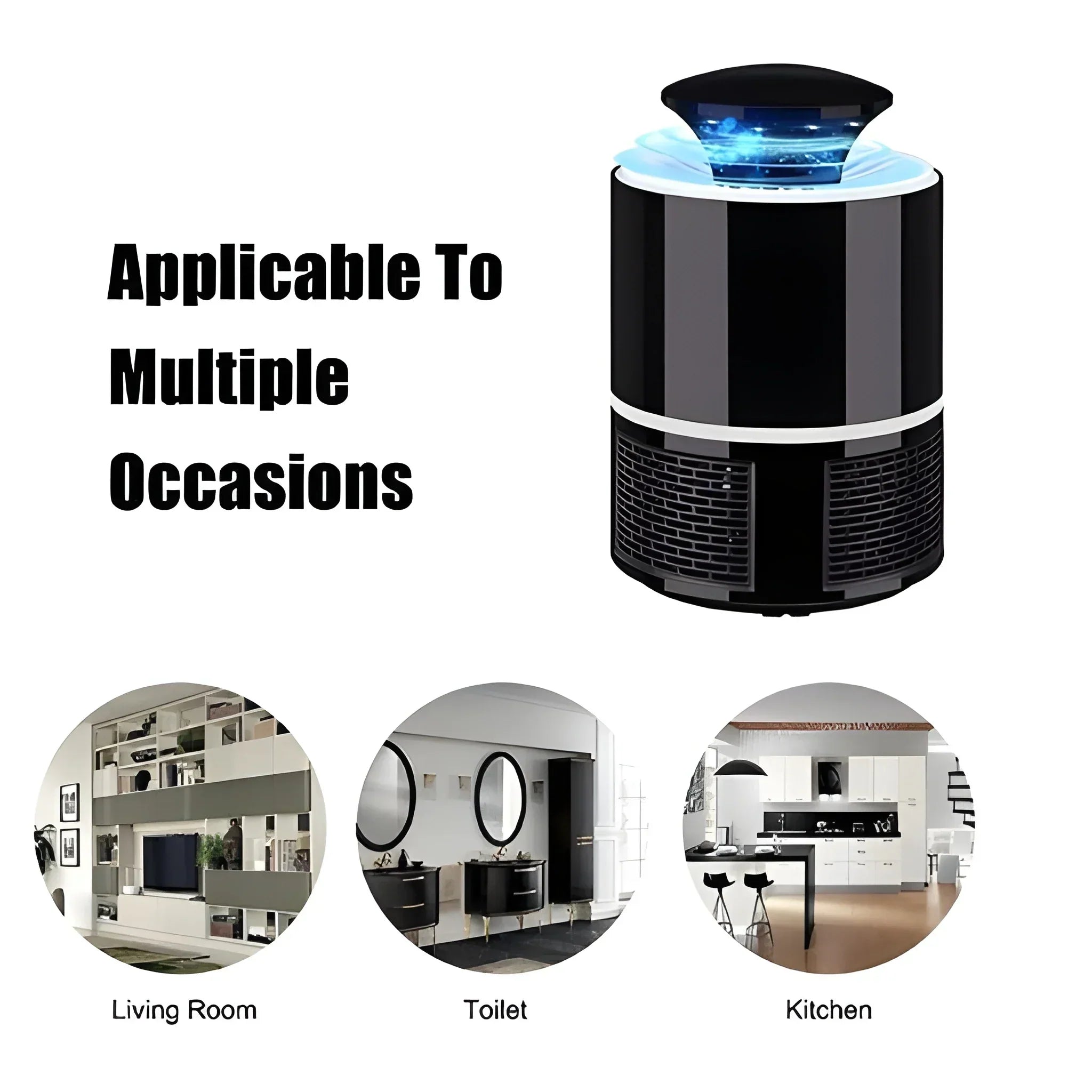 UV mosquito trap with quiet fan – chemical-free