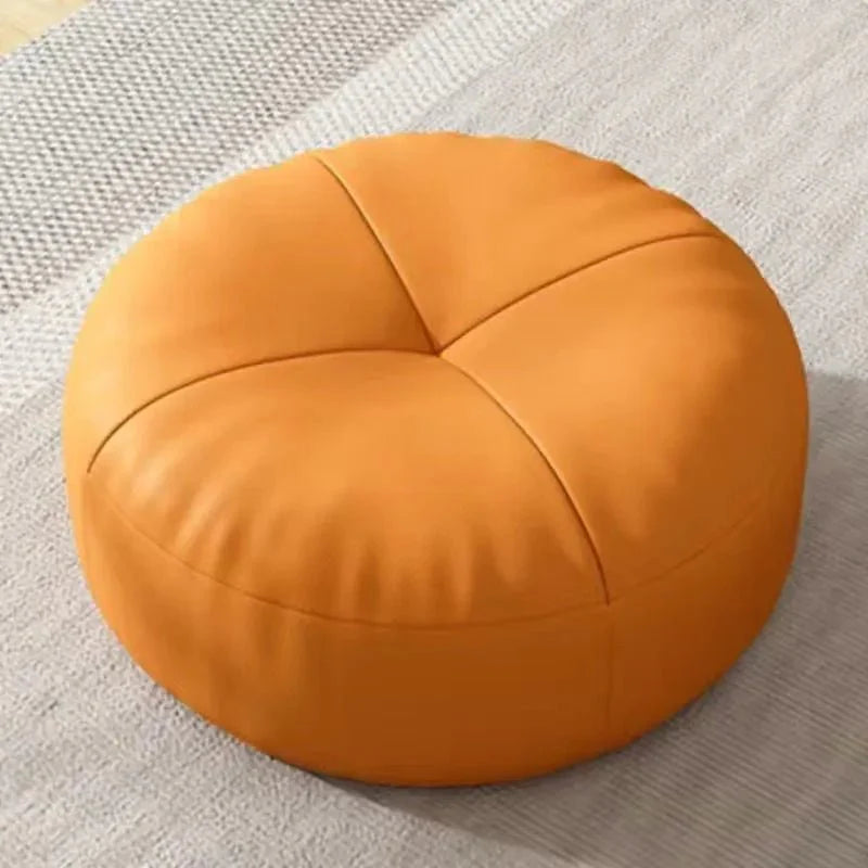 Round floor cushion with premium foam filling