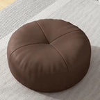 Round floor cushion with premium foam filling