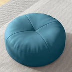 Round floor cushion with premium foam filling