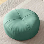 Round floor cushion with premium foam filling