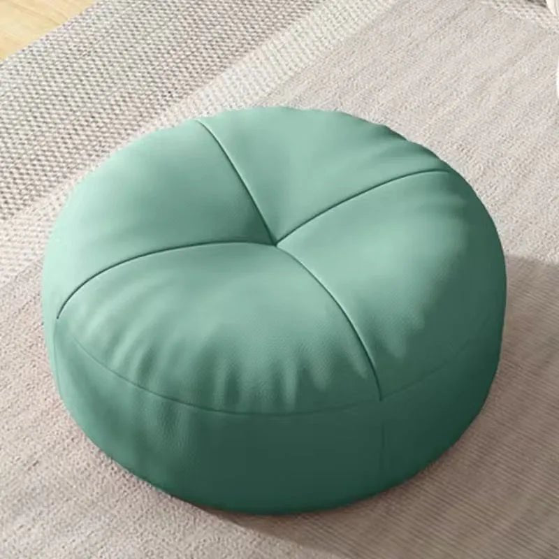Round floor cushion with premium foam filling