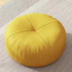 Round floor cushion with premium foam filling
