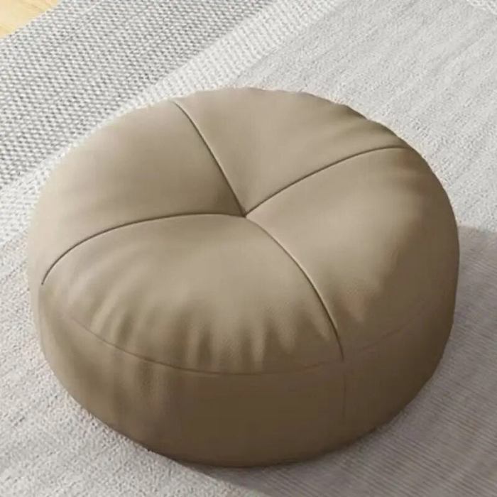Round floor cushion with premium foam filling