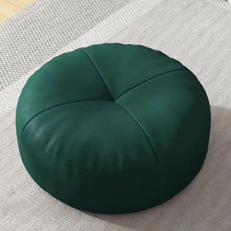 Round floor cushion with premium foam filling