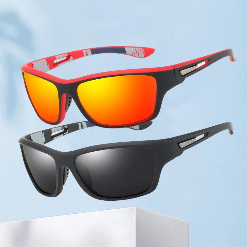 Polarisierte Sportsonnenbrille mit flexiblem Rahmen