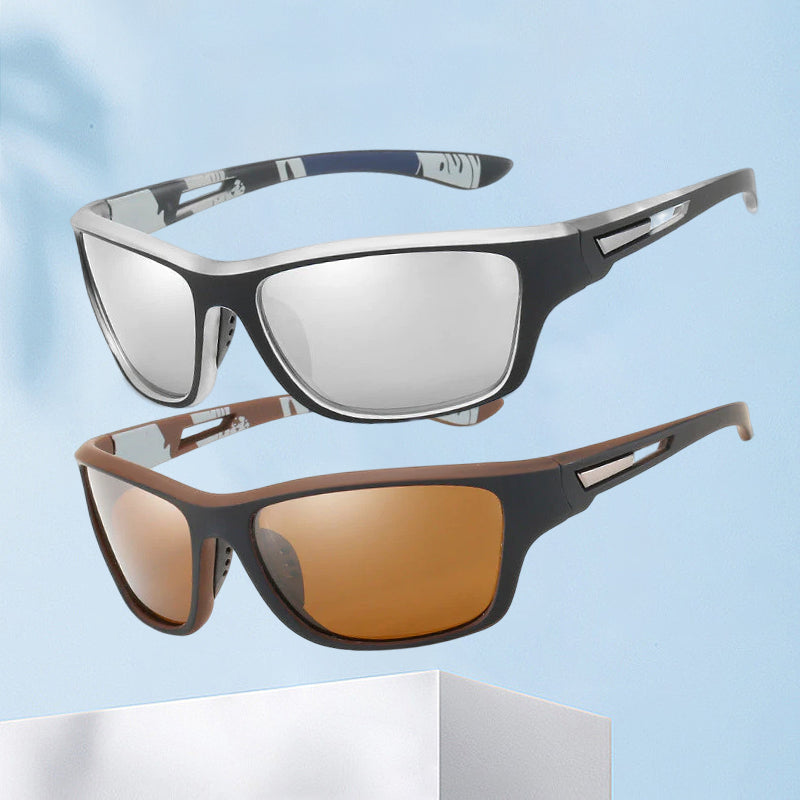 Polarisierte Sportsonnenbrille mit flexiblem Rahmen