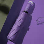 Compact umbrella with 360° rotating handle