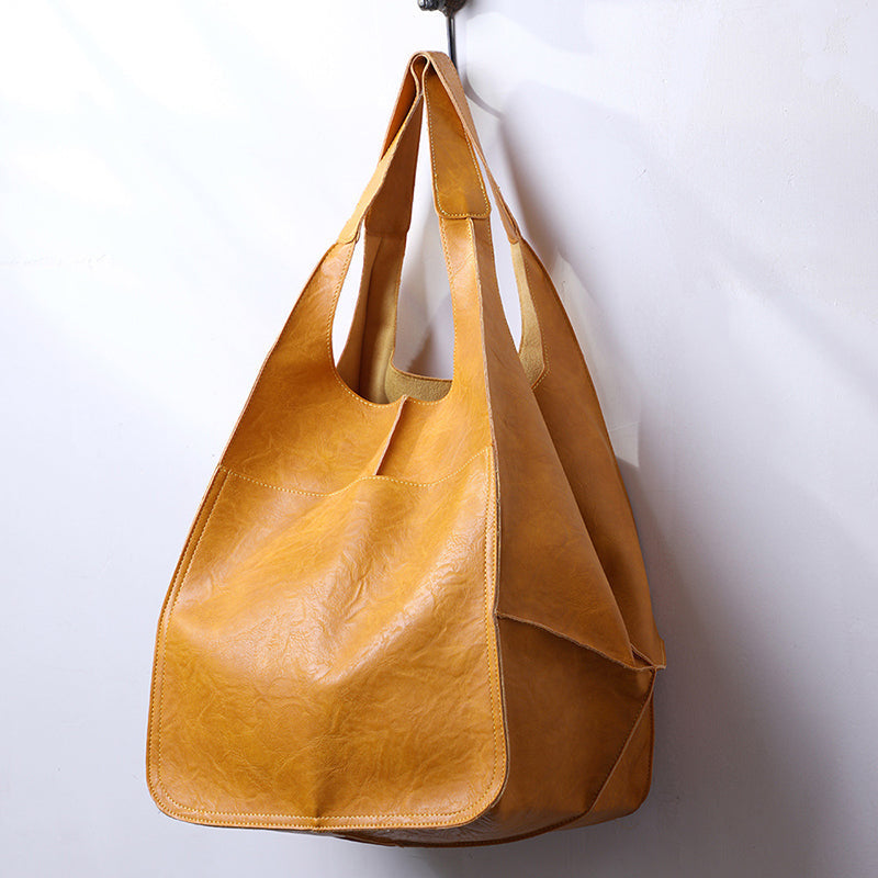 Weekender-Tasche Leder groß mit verstellbaren Tragegurten
