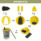 Multi-Catch Mouse Trap with Automatic Tipping Function