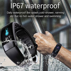 Smartwatch with ECG, Heart Rate, and Blood Pressure Monitoring