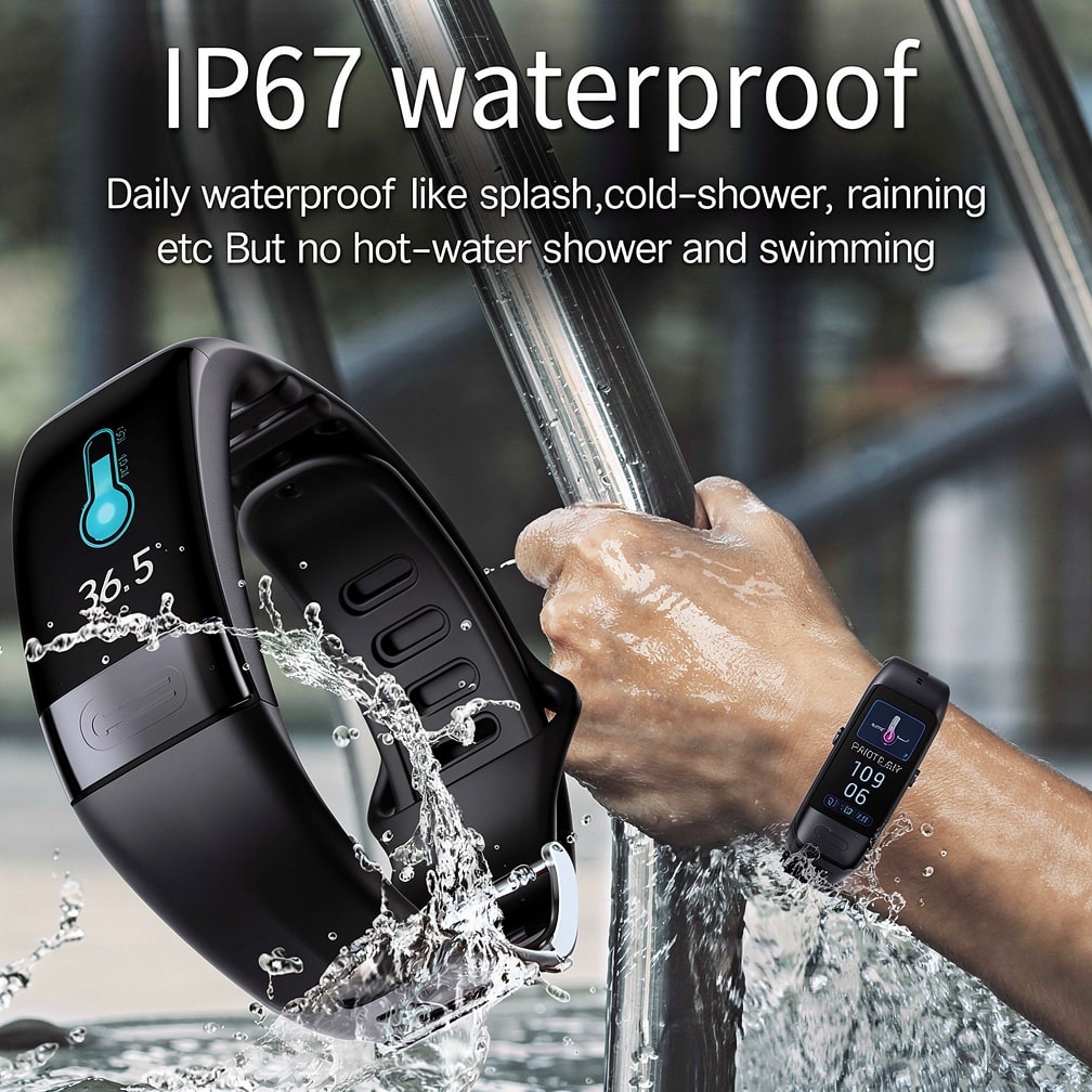 Smartwatch with ECG, Heart Rate, and Blood Pressure Monitoring