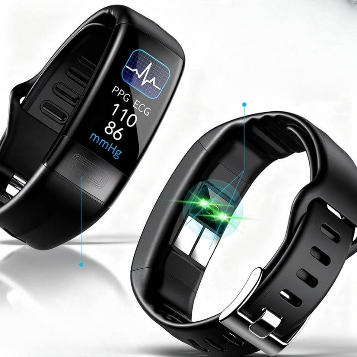 Smartwatch mit EKG, Herzfrequenz und Blutdruckmessung