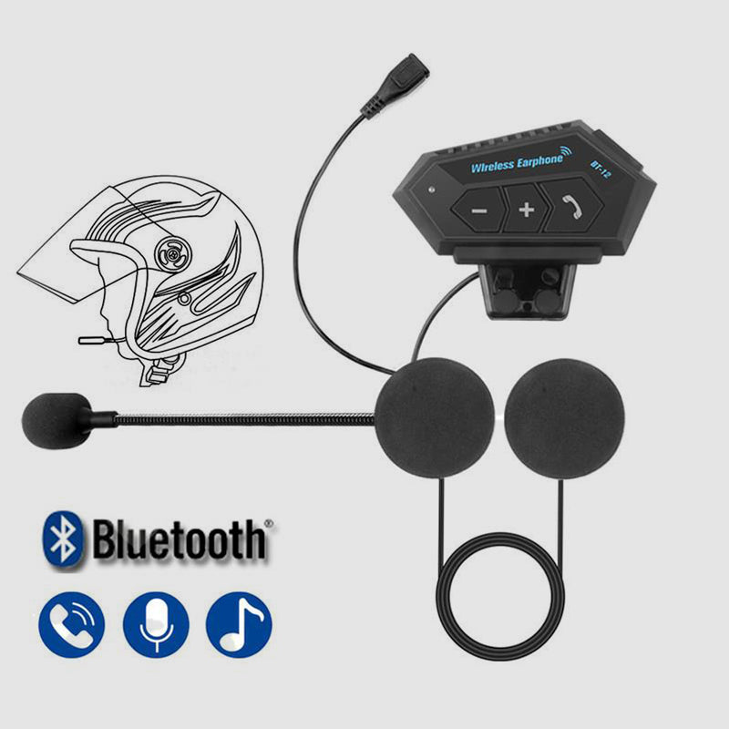 Motorradhelm Bluetooth Headset BT12 mit Freisprechfunktion
