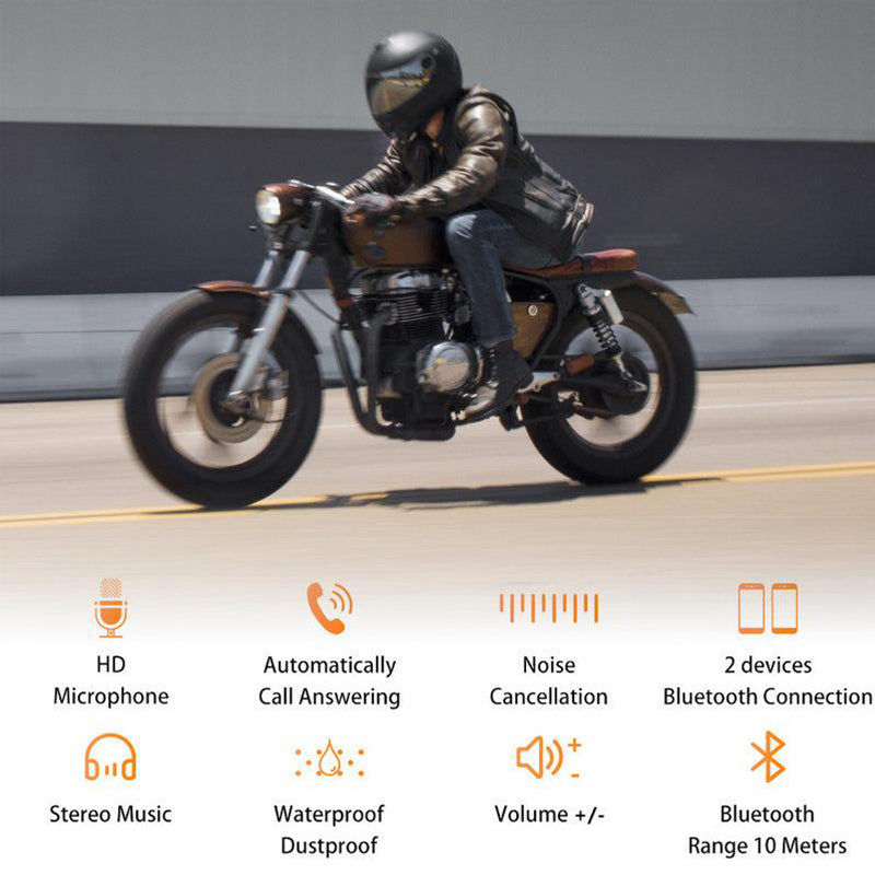 Motorradhelm Bluetooth Headset BT12 mit Freisprechfunktion